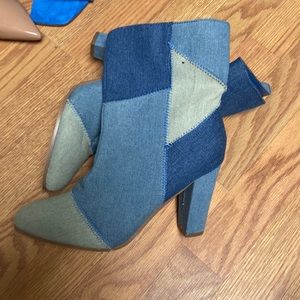 Ny co zara style denim boots asos zara style
